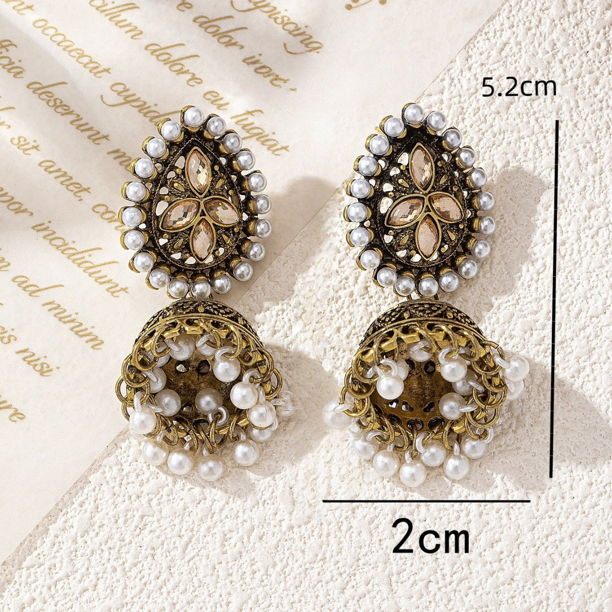 Retro Indian style earrings